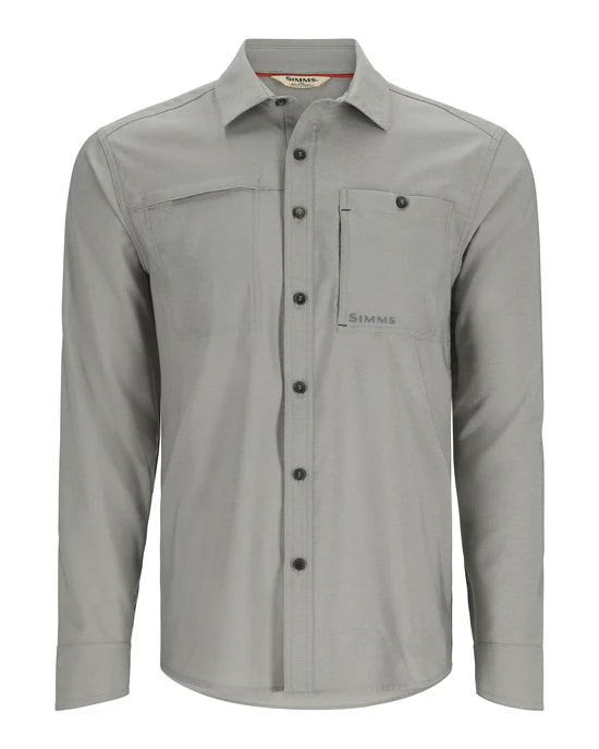 Simms M's Challenger LS Shirt - Cinder, Fly Fishing Australia, New Zealand