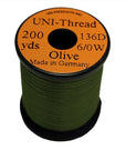 UNI Thread 6/0 Olive Australia NZ