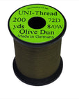 UNI Tread 8/0 Olive Dun Australia NZ