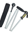 Locks solid, folding fishing wading staff with pouch stainless wire Australia