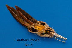 Feather Brooch Pin - Veniard