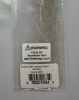 H20 Sculpting Flash Streamer Brush 1" Silver Grey, Fly Tying, Fly Fishing Australia, New Zealand.