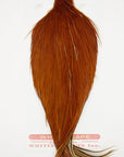 Whiting Dry Fly cape Hackle - Pro Grade White Dyed Brown Australia NZ