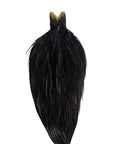 Whiting Hebert Dry Fly Cape Hackle - Pro Grade Black, Australia, NZ