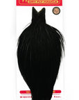 Whiting Dry Fly Cape Hackle - Bronze Grade Black, NZ, Australia