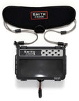 "Smith Creek Fly Vue™ chest pack open showing interchangeable fly tray organisation"
