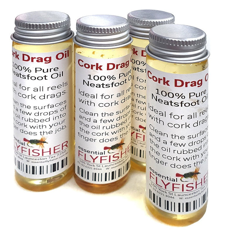 cork drag fly reel Cork Drag Neatsfoot Oil – essential Flyfisher