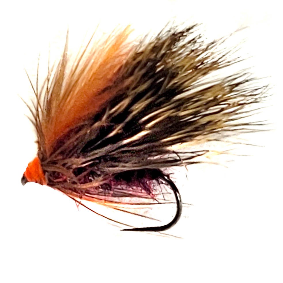 Sedgehog Hi-Vis Orange CDC Dry Flies X