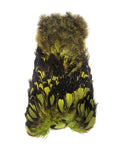 Whiting Chickabou - White Black Dyed Olive, Fly Fishing Australia, New Zealand