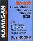 Kamasan B180 Low Water Salmon Single Fly Hooks Tasmania Australia