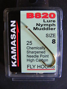 Kamasan B820 Lure Nymph Muddler Fly Hooks – essential Flyfisher