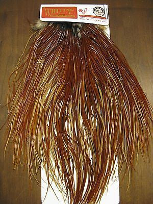 Whiting Dry Fly Rooster Saddle Hackle - Bronze Grade – essential