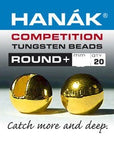 Hanak Competition Tungsten Bead Round Gold Australia
