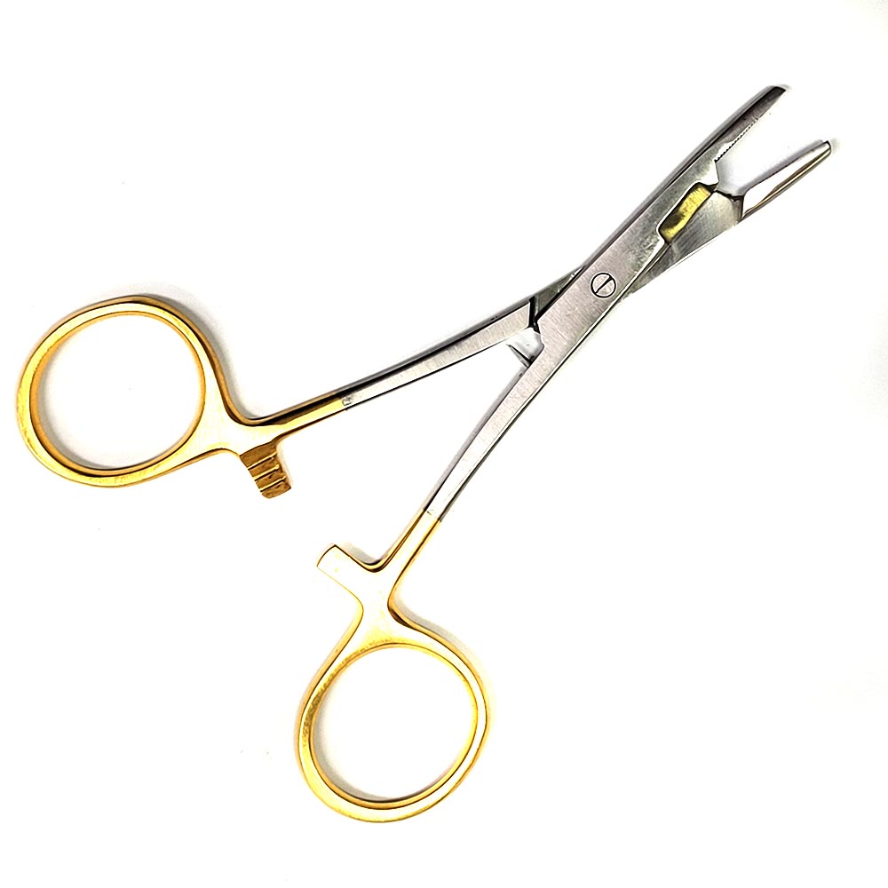 Scissor clamp gold wih eye cleaner Australia