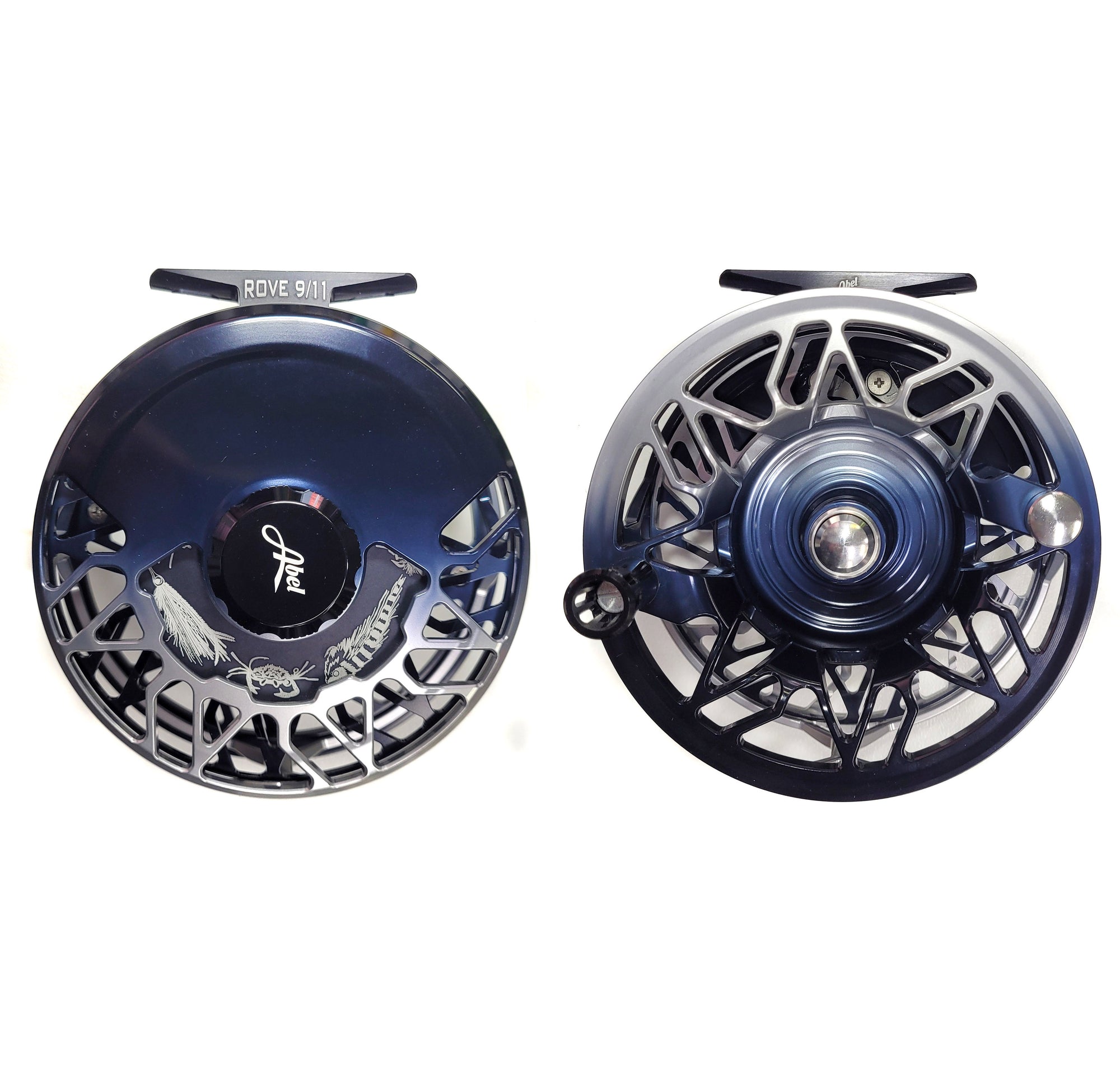 Abel Rove fly reel salt water world&#39;s best. Black platinum Fade.