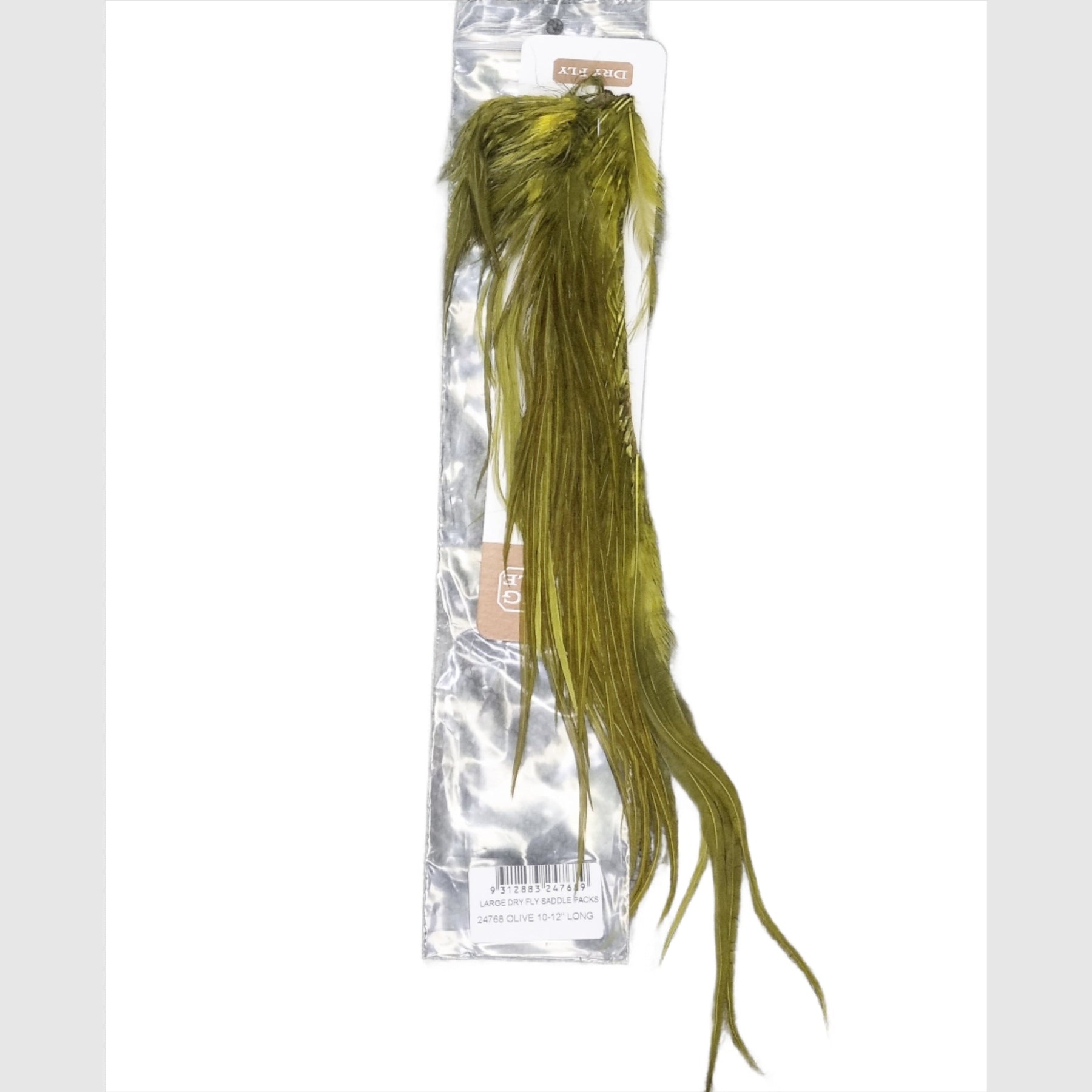 Ewing Large Dry Fly Saddle feathers Olive Australia nz