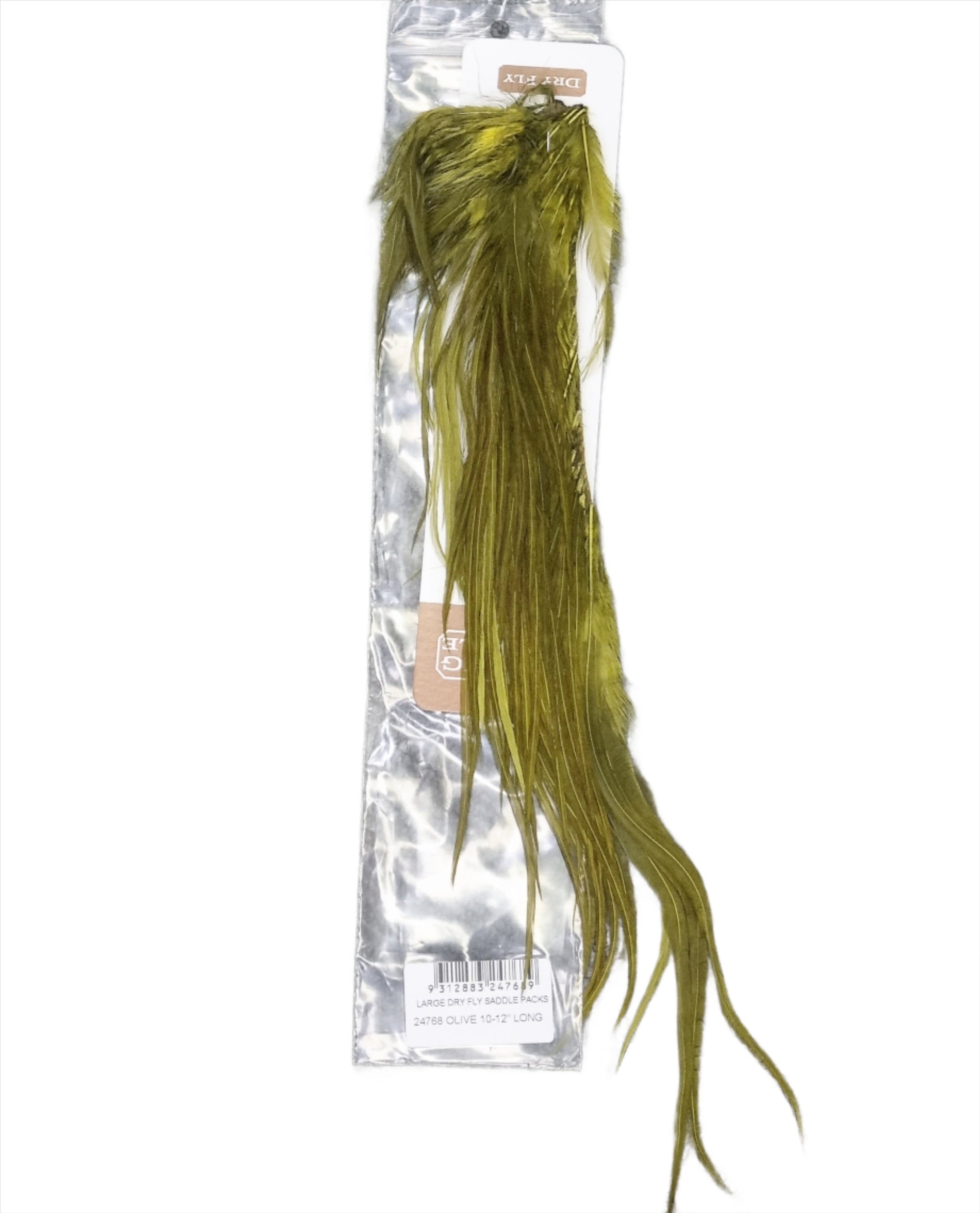 Ewing Large Dry Fly Saddle feathers Olive Australia nz