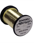 Semperfli Wire 0.1mm  Bright Gold Australia NZ