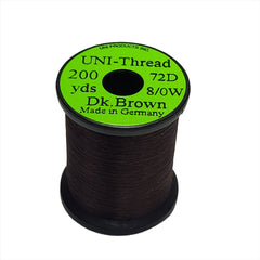 UNI Tread 8/0 DK. Brown Australia NZ