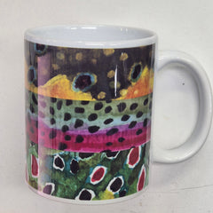 Trout Pattern Mugs