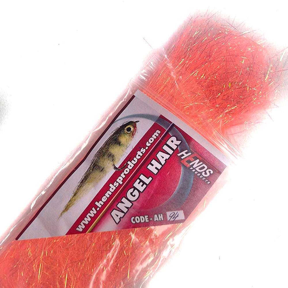 94 Fluro Coral Angel Hair - Hends Tasmania Australia