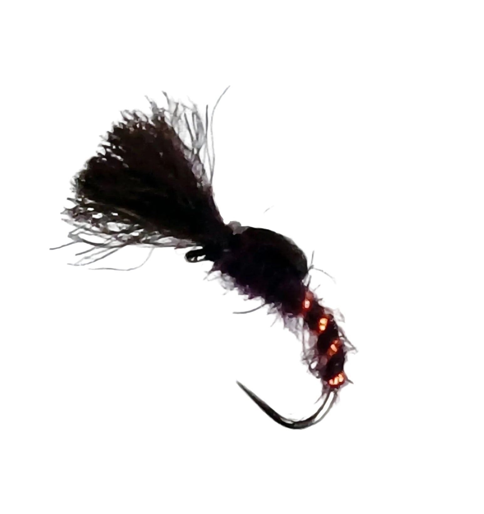 TBPCK-Claret Possum Brush Dry Barbless Flies X 6 Austraia NZ