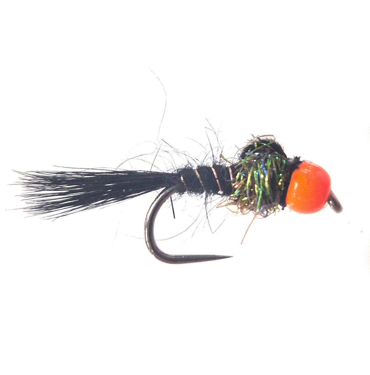 Orange bead head nymph Tasmania A stralia