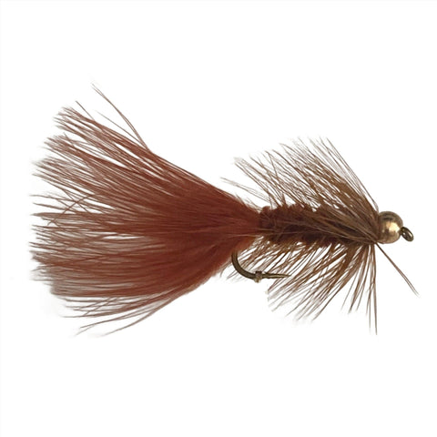 Fly Fishing Dry FLy Best Pattern Australia New Zealand Tasmania Wooly Bugger Brown Bead Head