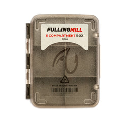 6 Compartment Box - Grey Fulling Mill, Fly Fishing Australia, New Zealand