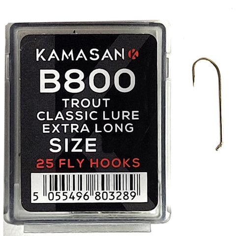Kamasan B160 Fly Tying Hooks - Trout Medium Short Shank - BWCflies Australia