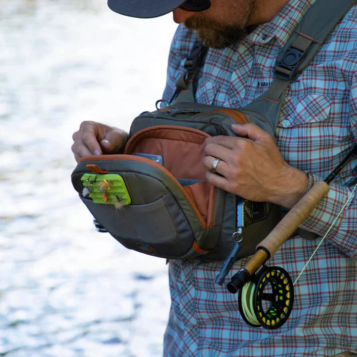 Cross-Current Chest Pack Fishpond, Fly Fishing, Australia, New Zealand