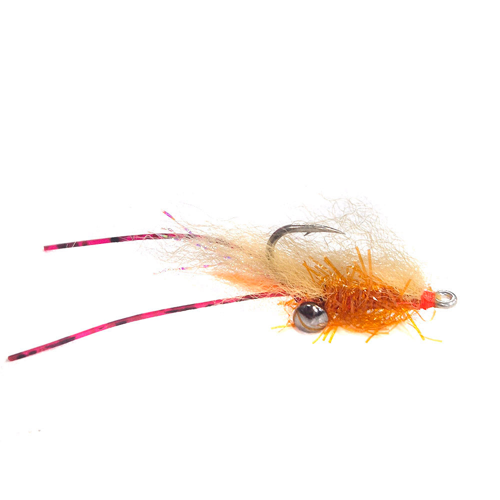 Shrimp - orange with eyes