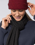 Warm stylish possum merino scarf noble wilde Australia