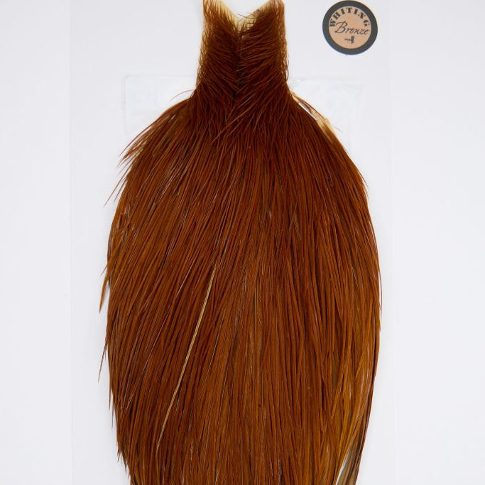 Whiting Dry Fly Cape Bronze Grade Brown, NZ, Australia