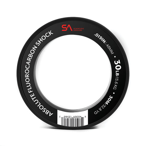 Scientific Angler Absolute Fluorocarbon Shock Leader Fly Fishing Australia, New Zealand.