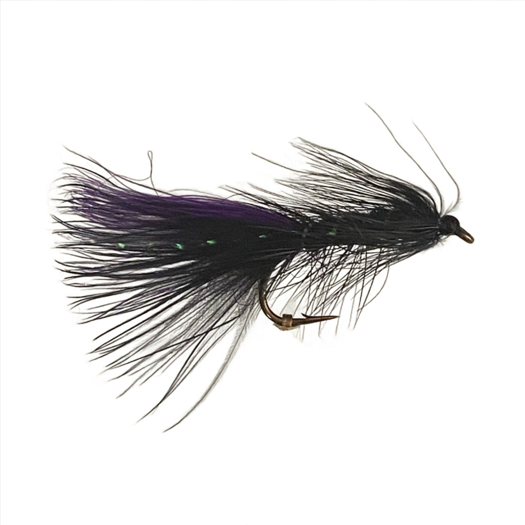 Fly Fishing Dry FLy Best Pattern Australia New Zealand Tasmania Wooly Bugger Black