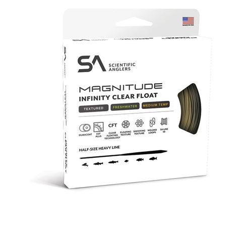 Scientific Anglers Magnitude Textured Infinity Clear Float Tip Fly Line, Fly Fishing Australia, New Zealand