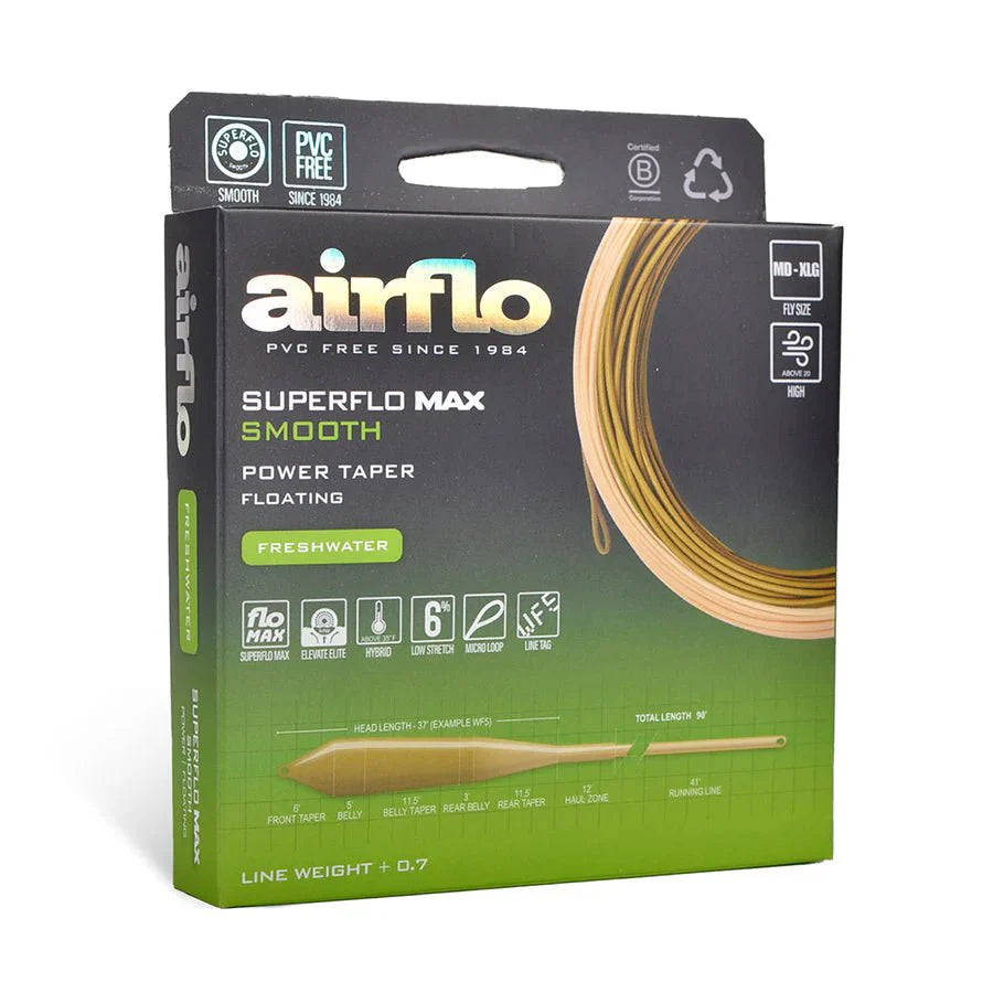 Airflo Superflo MAX Smooth Power Taper Floating Australia NZ