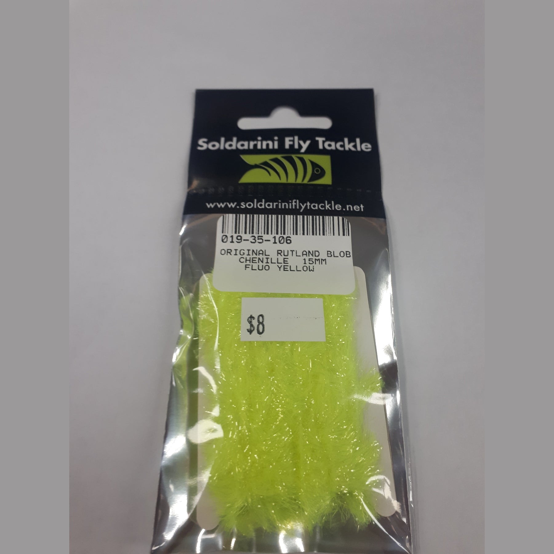 Fluo Yellow Blob Chenille, Tasmania, Australia