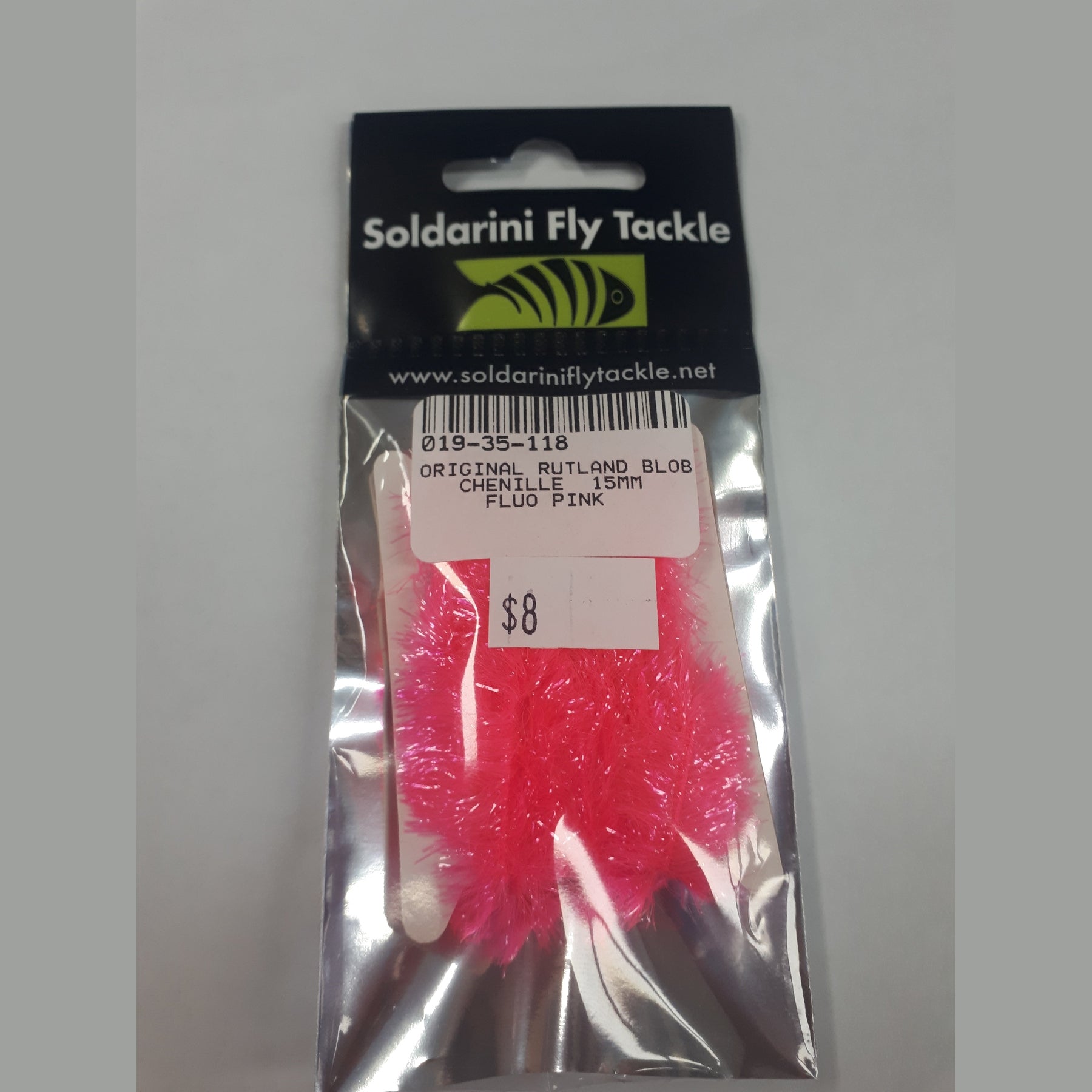 Fluo Pink Soldarini Blob Chenille, Tasmania, Autsralia