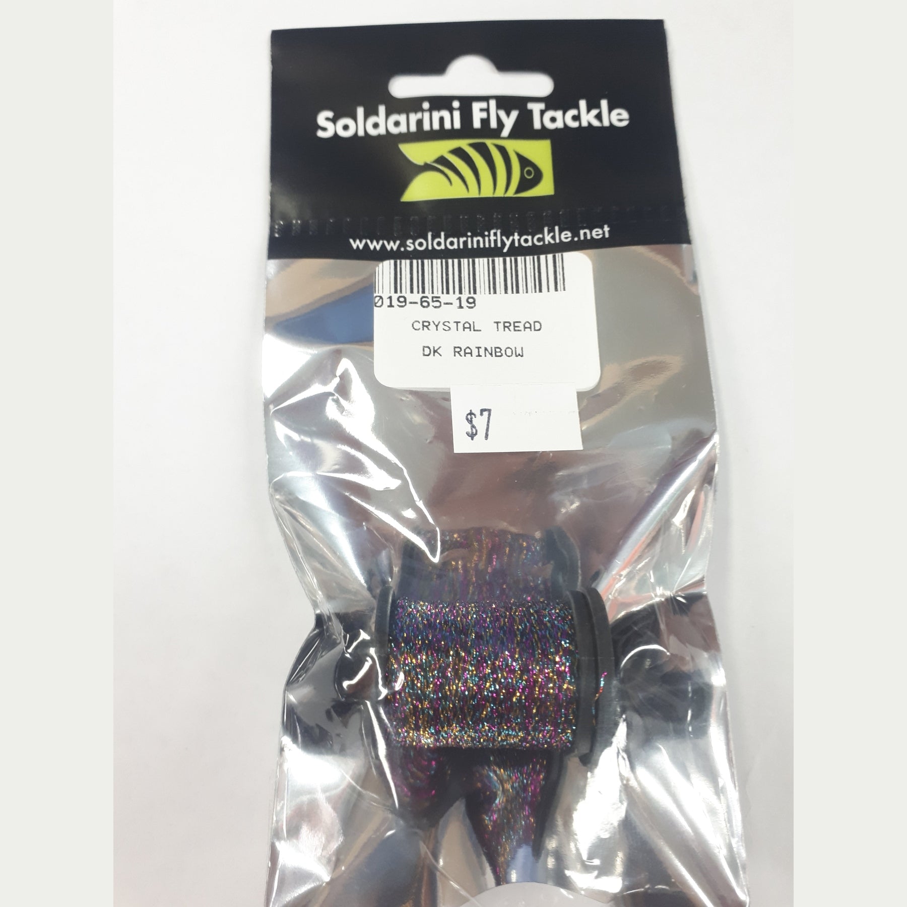 Dark Rainbow Crystal Thread Soldarini, Tasmania, Australia