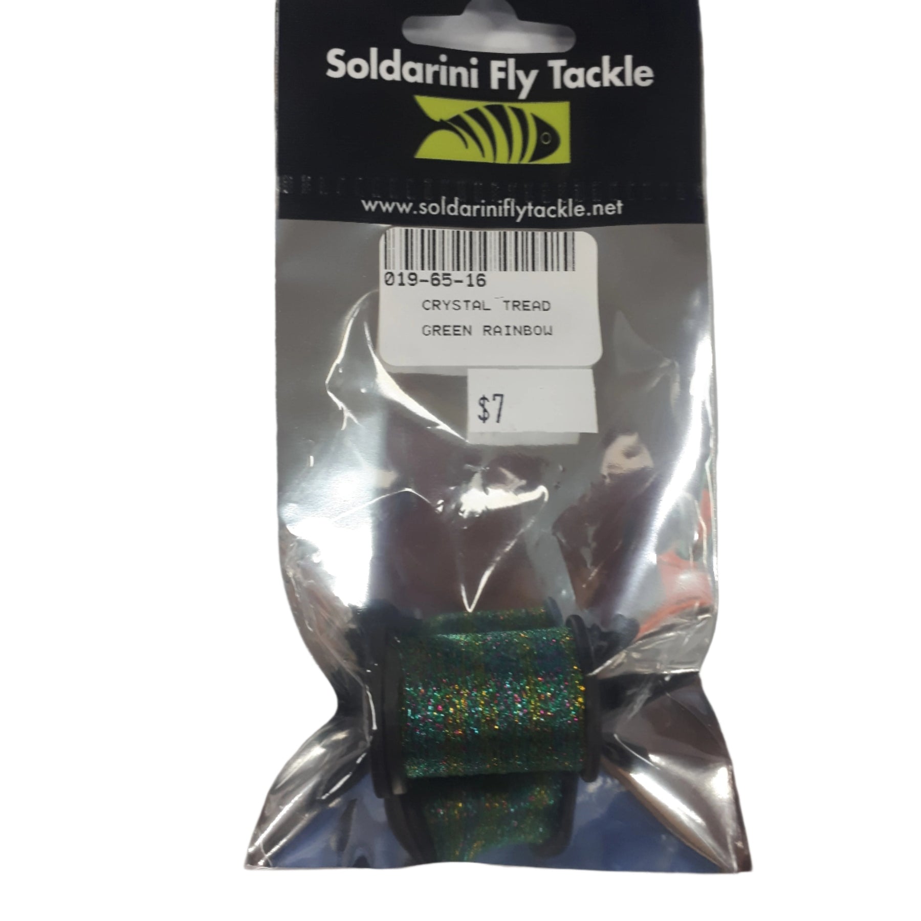 Green Rainbow Crystal Thread Soldarini, Tasmania, Australia