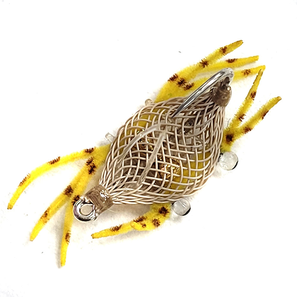 Flexo Crab Yellow Legs Australia, NZ. Flyfishing Saltwater.
