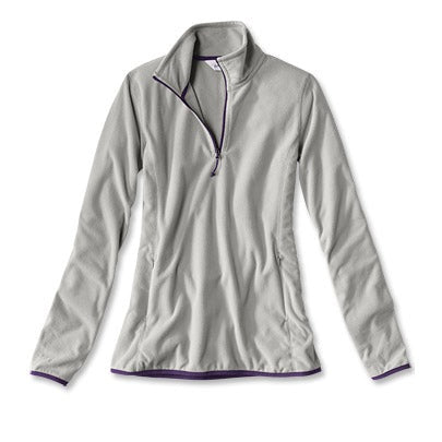 Orvis Womens Microgrid Fleece Quarter Zip Pullover Australia