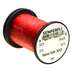 30D Red Nano Silk Professional Fly Tying Thread - SEMPERFLI, Fly Fishing, Australia, NZ