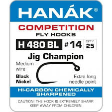 Hanak Competition Barbless Fly Hooks H 480 BL Tasmania Australia