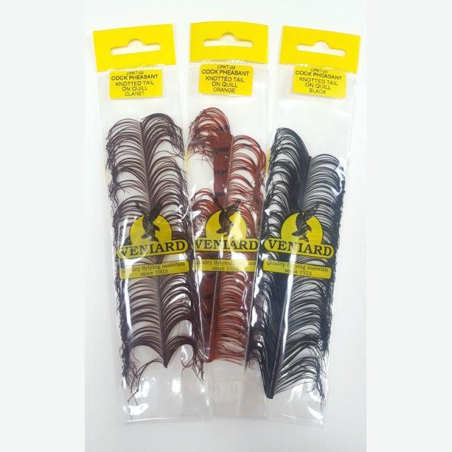 Cock Pheasant Knotted Tail on Quill - Veniard Australia