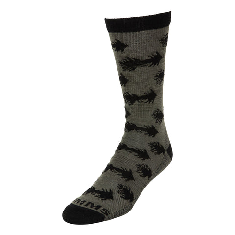 Simms Men's Daily Sock Woolly bugger steel Australia NZ