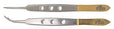 Bishop Tweezer 4" Gold & Satin  - Dr Slick Tasmania Australia