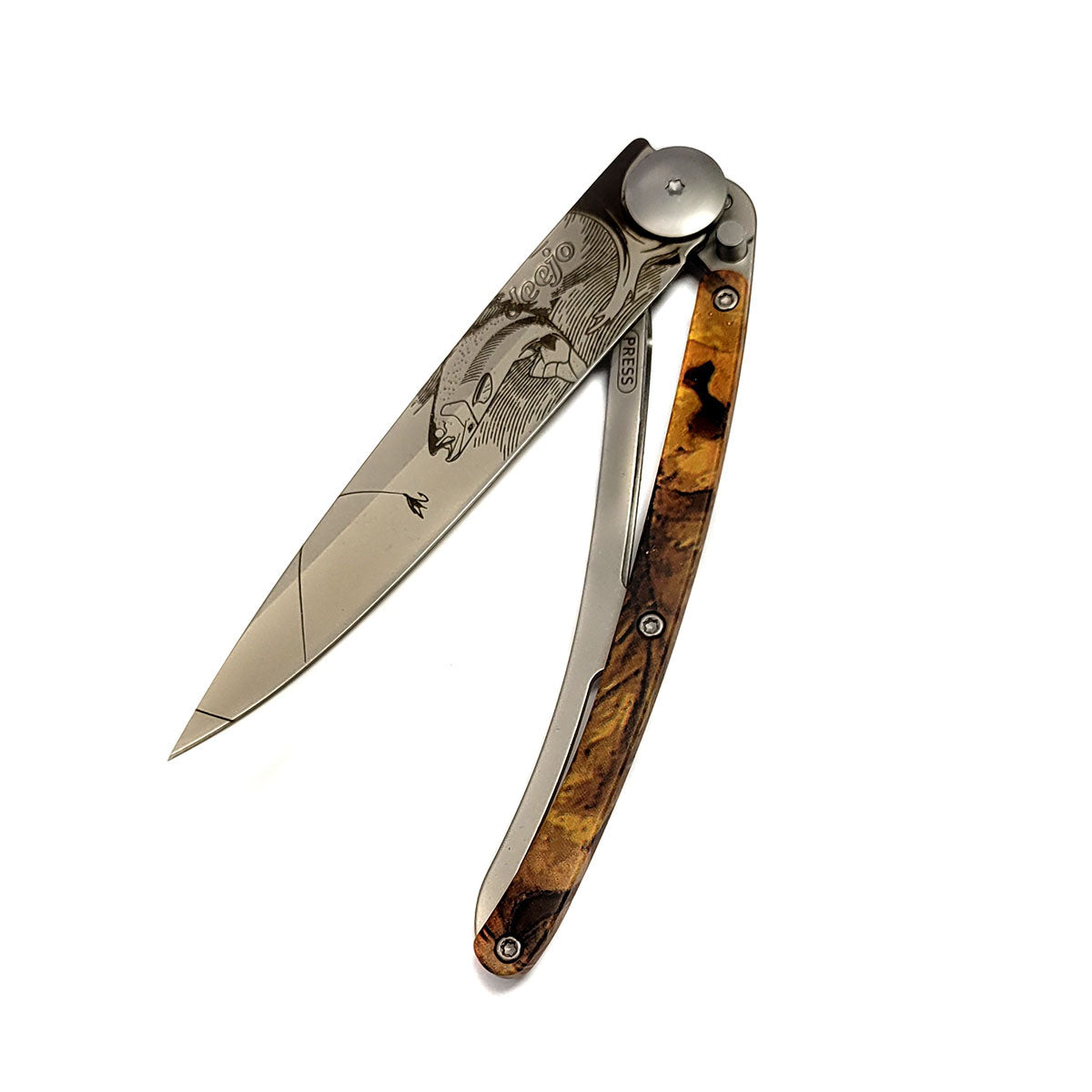 Deejo Knife Camo Trout Australia, New Zealand